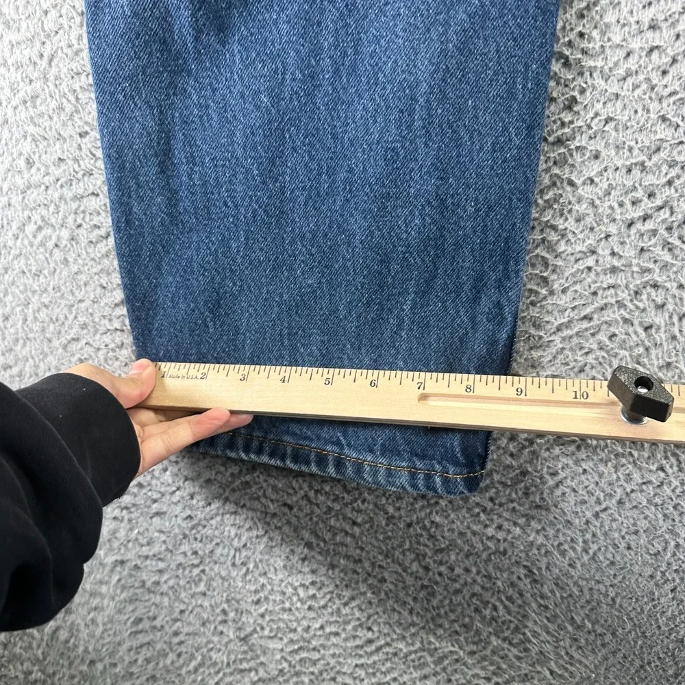 Levi's 505 Jeans Mens 36x30 Blue Cotton Denim Straight Leg‎ Faded Workwear